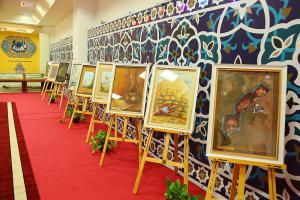 افتتاح نمایشگاه آفرینه در جامعه الزهرا (1)