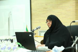 خانم برقعی مدیر جامعه الزهرا (1)