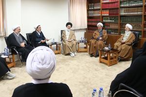 دیدار اعضای شورای سیاستگذاری با آیت الله جوادی آملی11 (2)